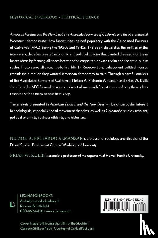 Almanzar, Nelson A. Pichardo, Kulik, Brian W. - American Fascism and the New Deal