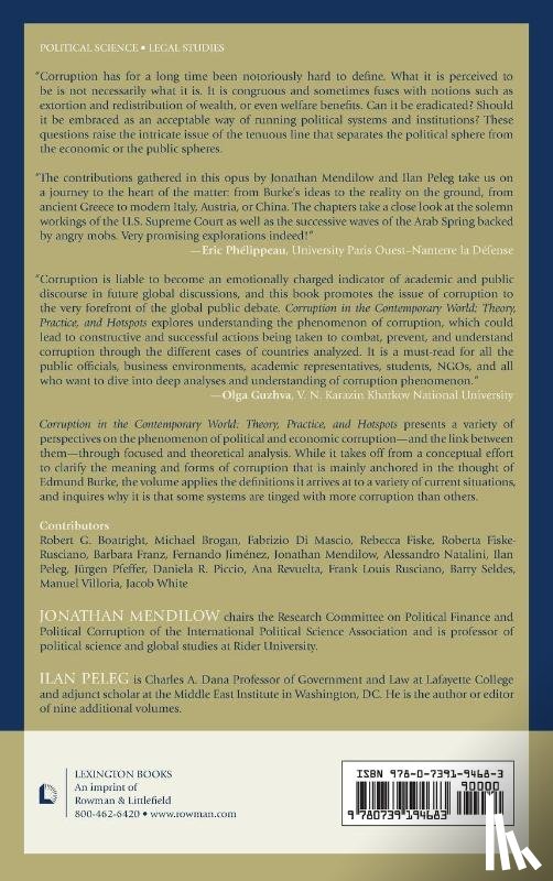  - Corruption in the Contemporary World