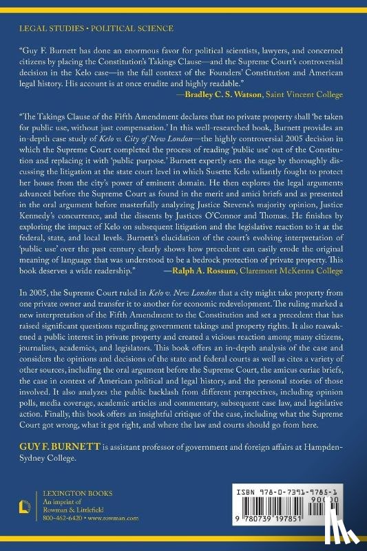 Burnett, Guy F. - The Safeguard of Liberty and Property