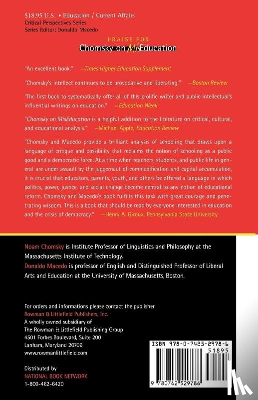 Chomsky, Noam - Chomsky on Mis-Education