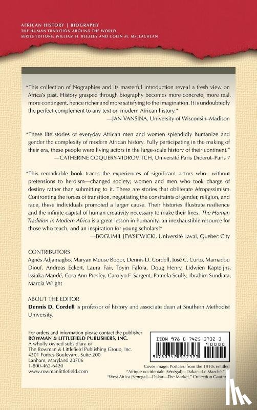  - The Human Tradition in Modern Africa