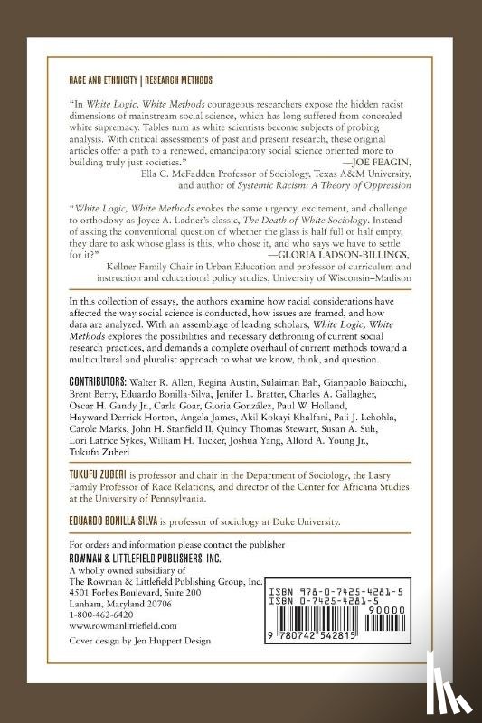  - White Logic, White Methods