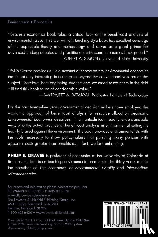 Graves, Philip E. - Environmental Economics
