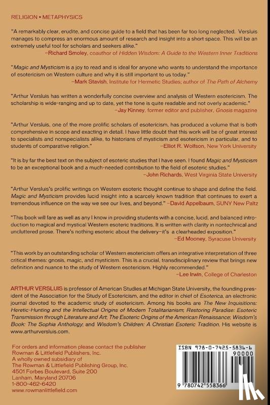 Versluis, Arthur - Magic and Mysticism