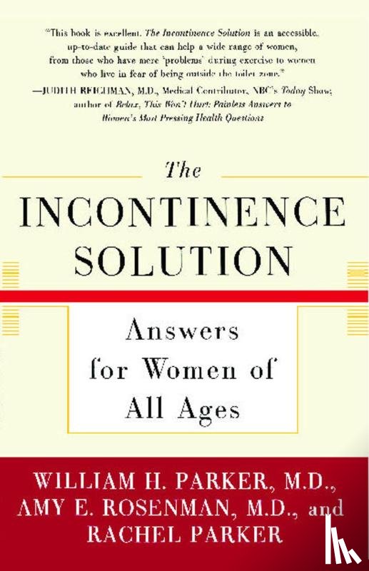 Parker, William, Rosenman, Amy, Parker, Rachel - Incontinence Solution