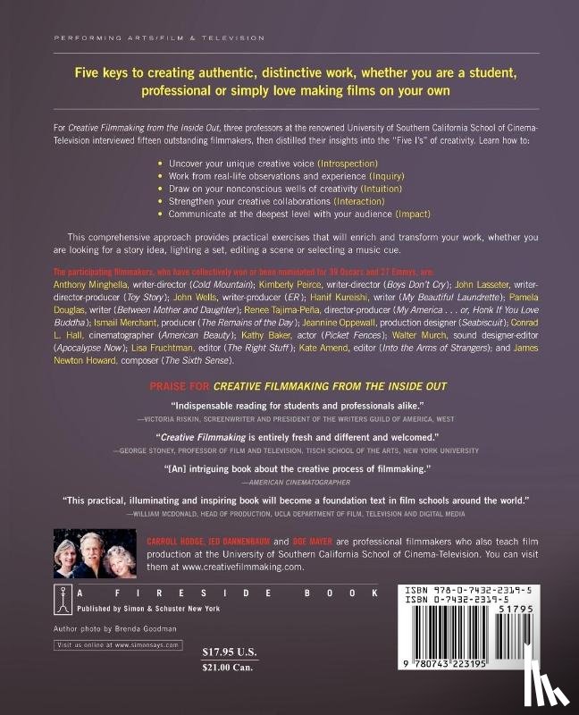 Dannenbaum, Jed, Hodge, Carroll, Mayer, Doe - Creative Filmmaking from the Inside Out