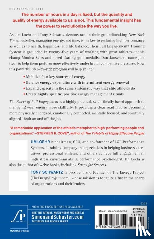 Loehr, Jim, Schwartz, Tony - The Power of Full Engagement