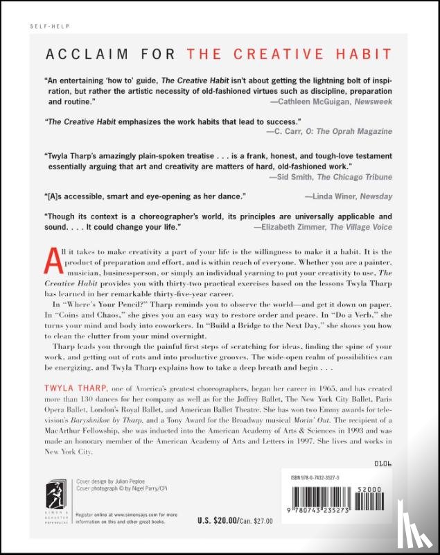 Tharp, Twyla - The Creative Habit
