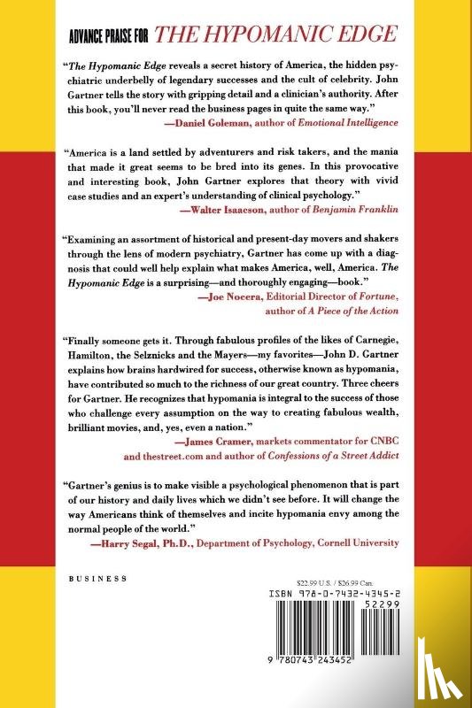 Gartner, John D. - The Hypomanic Edge