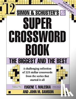 Samson, John M. - Simon & Schuster Super Crossword Puzzle Book #12