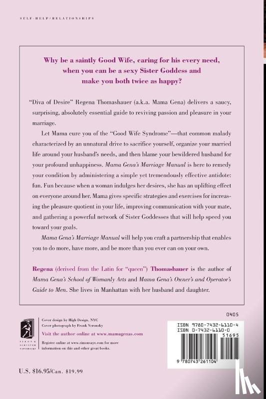 Thomashauer, Regena - Mama Gena's Marriage Manual