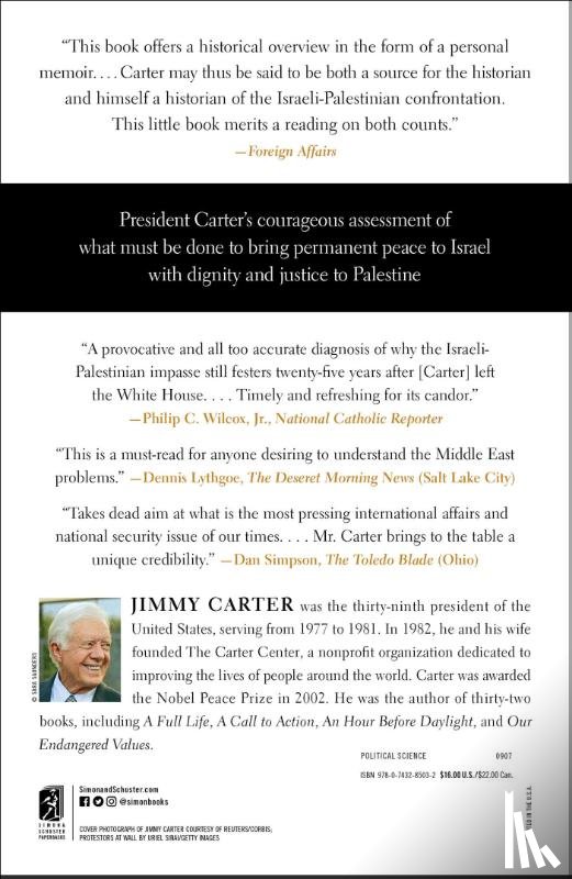 Carter, Jimmy - Palestine Peace Not Apartheid