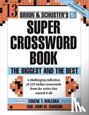  - Simon & Schuster Super Crossword Puzzle Book #13