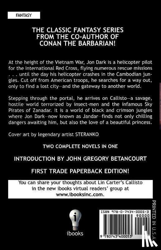 Carter, Lin - Callisto