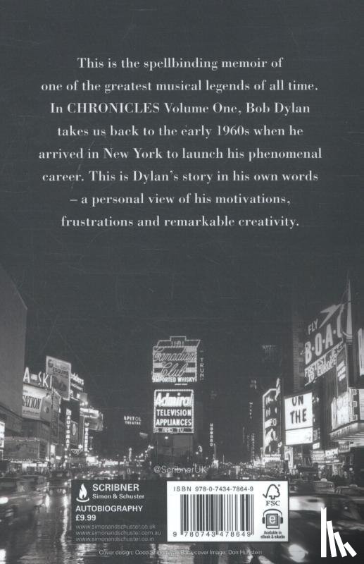Dylan, Bob - Chronicles Volume 1