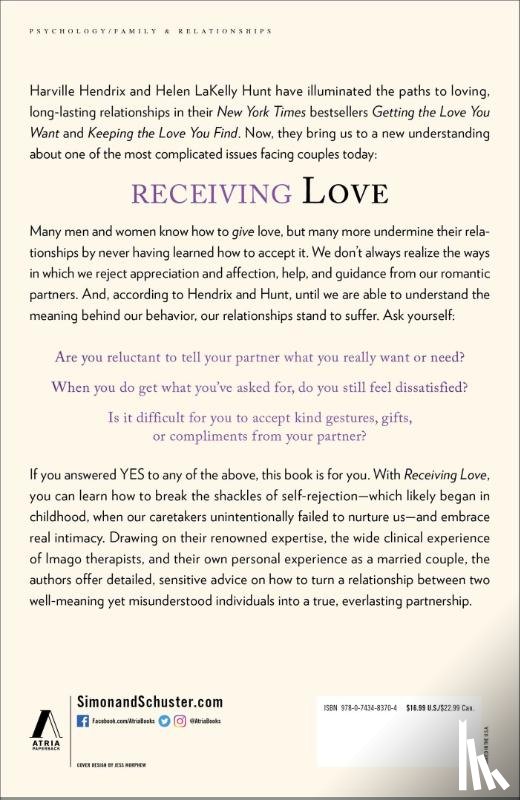 Hendrix, Harville, Hunt, Helen LaKelly - Receiving Love