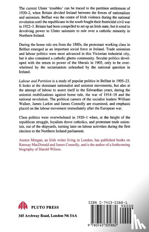 Morgan, Austen - Labour and Partition