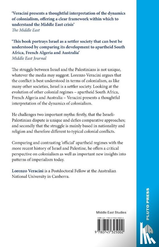 Veracini, Lorenzo - Israel and Settler Society