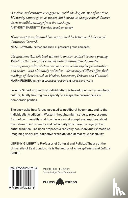 Gilbert, Jeremy - Common Ground