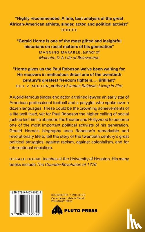 Horne, Gerald (University of Houston) - Paul Robeson