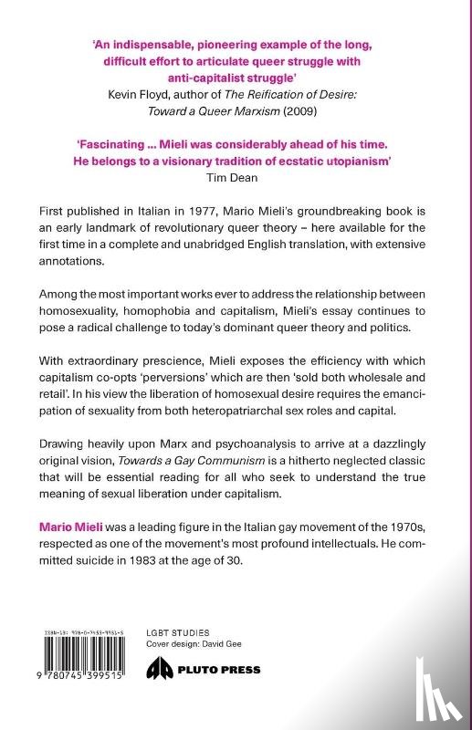 Mieli, Mario - Towards a Gay Communism