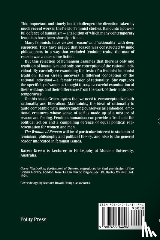 Green, Karen (Monash University - The Woman of Reason