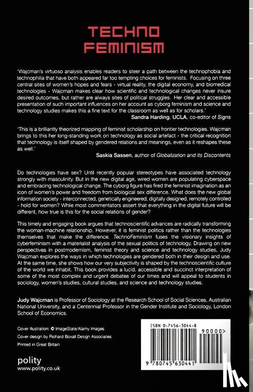 Wajcman, Judy (Australian National University) - TechnoFeminism