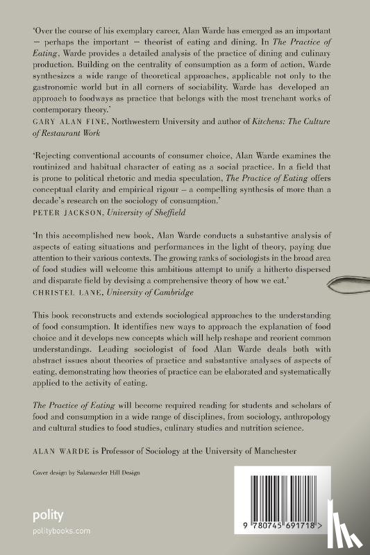 Warde, Alan (University of Manchester) - The Practice of Eating