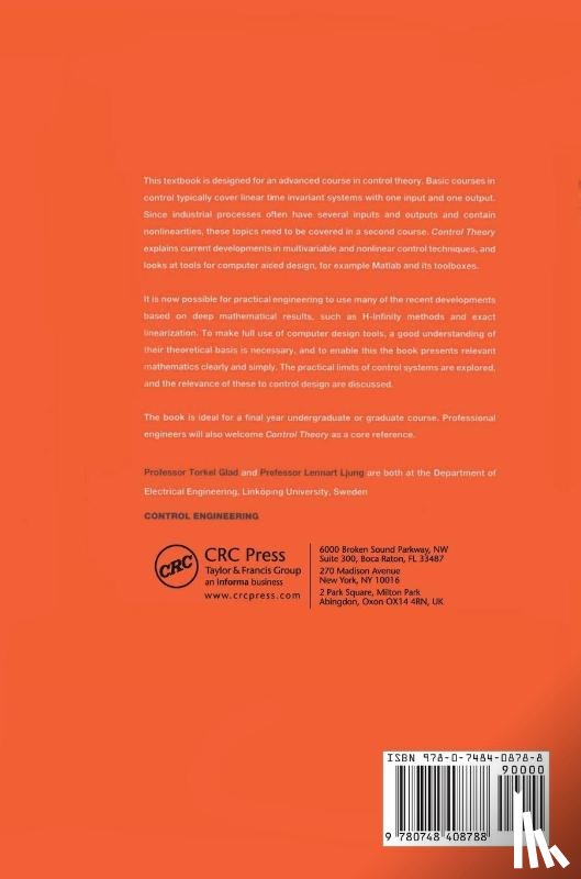 Glad, Torkel, Ljung, Lennart - Control Theory