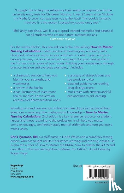 Tyreman, Chris John - How to Master Nursing Calculations