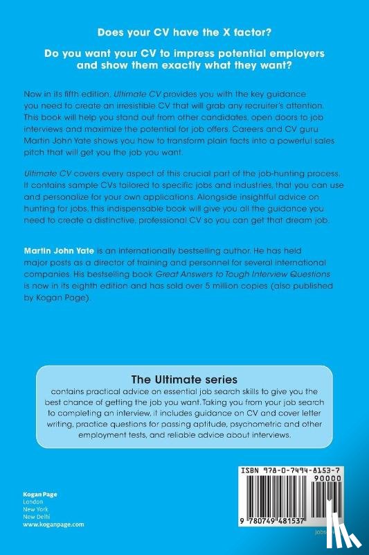 Yate, Martin John - Ultimate CV