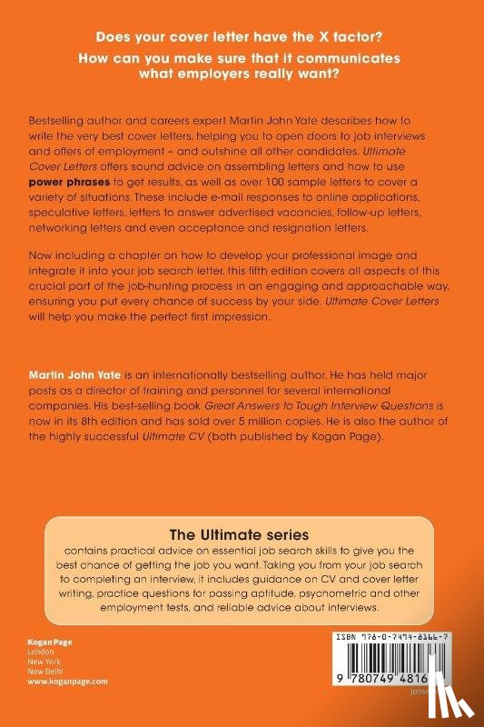 Yate, Martin John - Ultimate Cover Letters