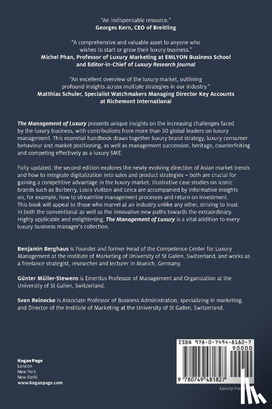  - The Management of Luxury