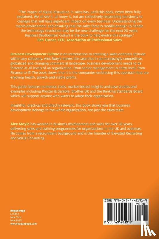 Moyle, Alex - Business Development Culture