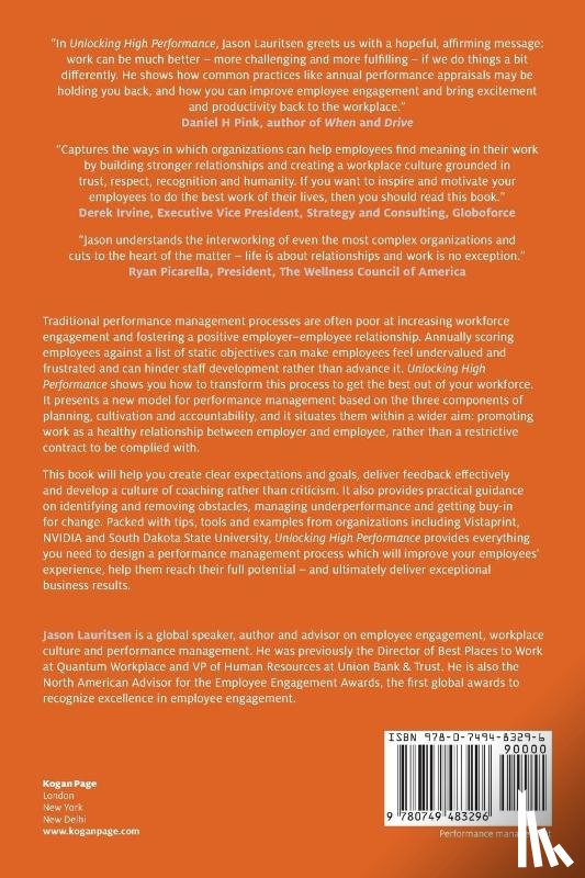 Lauritsen, Jason - Unlocking High Performance