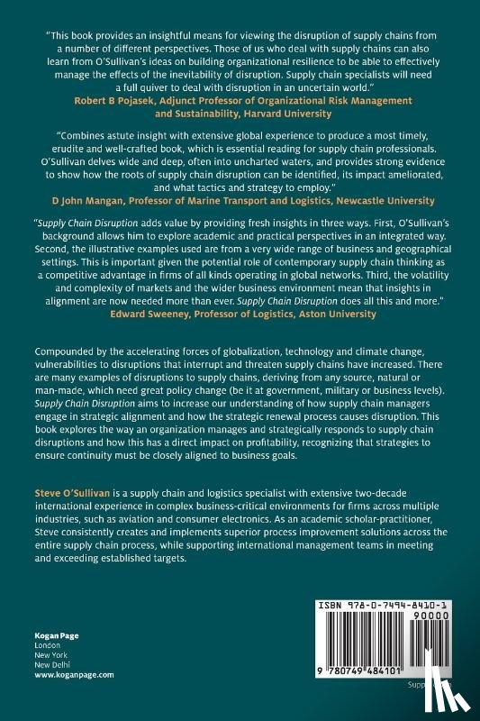 O'Sullivan, Steve - Supply Chain Disruption