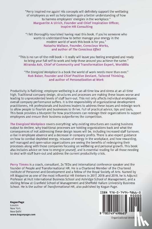 Timms, Perry - The Energized Workplace