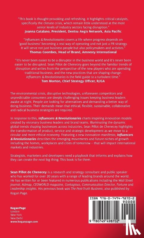 Pillot de Chenecey, Sean - Influencers and Revolutionaries