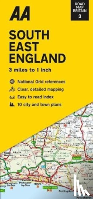 Publishing, Aa - Road Map South East England