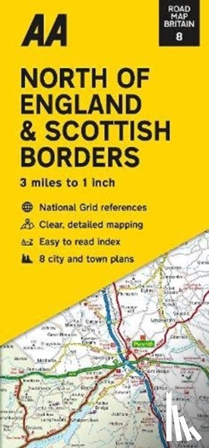  - Road Map North of England & Scottish Borders