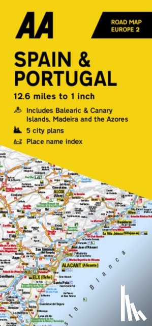  - AA Road Map Spain & Portugal