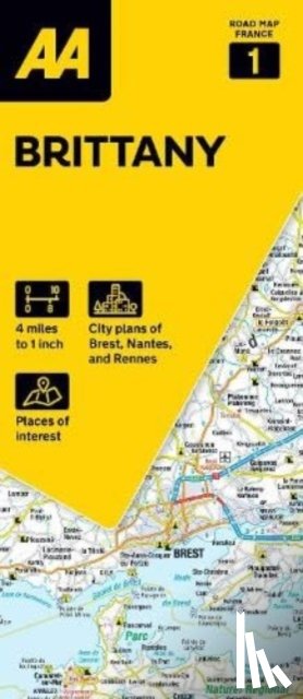  - AA Road Map Brittany