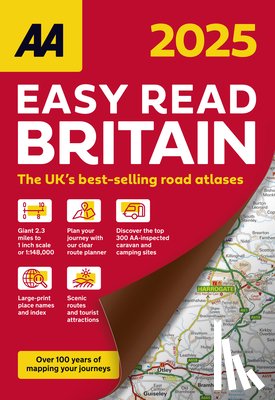 Publishing, Aa - AA Easy Read Atlas Britain 2025