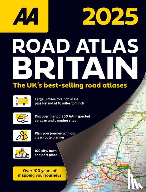 Publishing, Aa - AA Road Atlas Britain 2025
