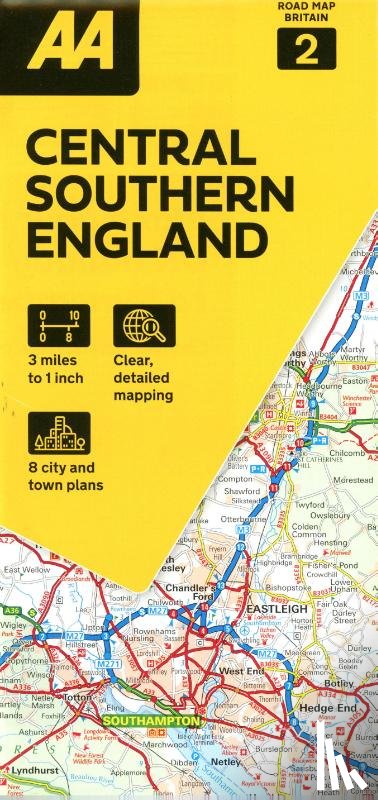 - AA Road Map Central Southern England