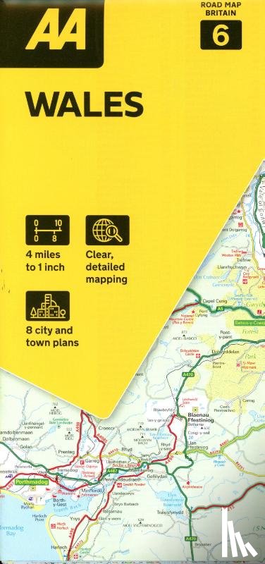  - AA Road Map Wales