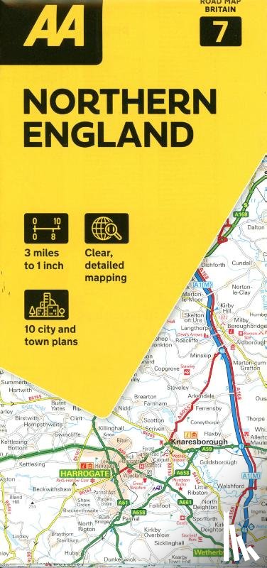 - AA Road Map Northern England