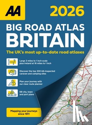 Publishing, Aa - AA Big Road Atlas Britain 2026