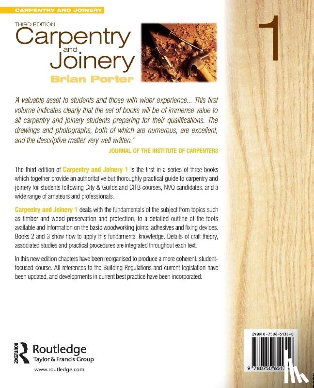 Porter, Brian, Tooke, Chris - Carpentry and Joinery 1