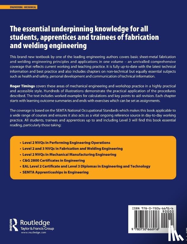 Timings, Roger - Fabrication and Welding Engineering